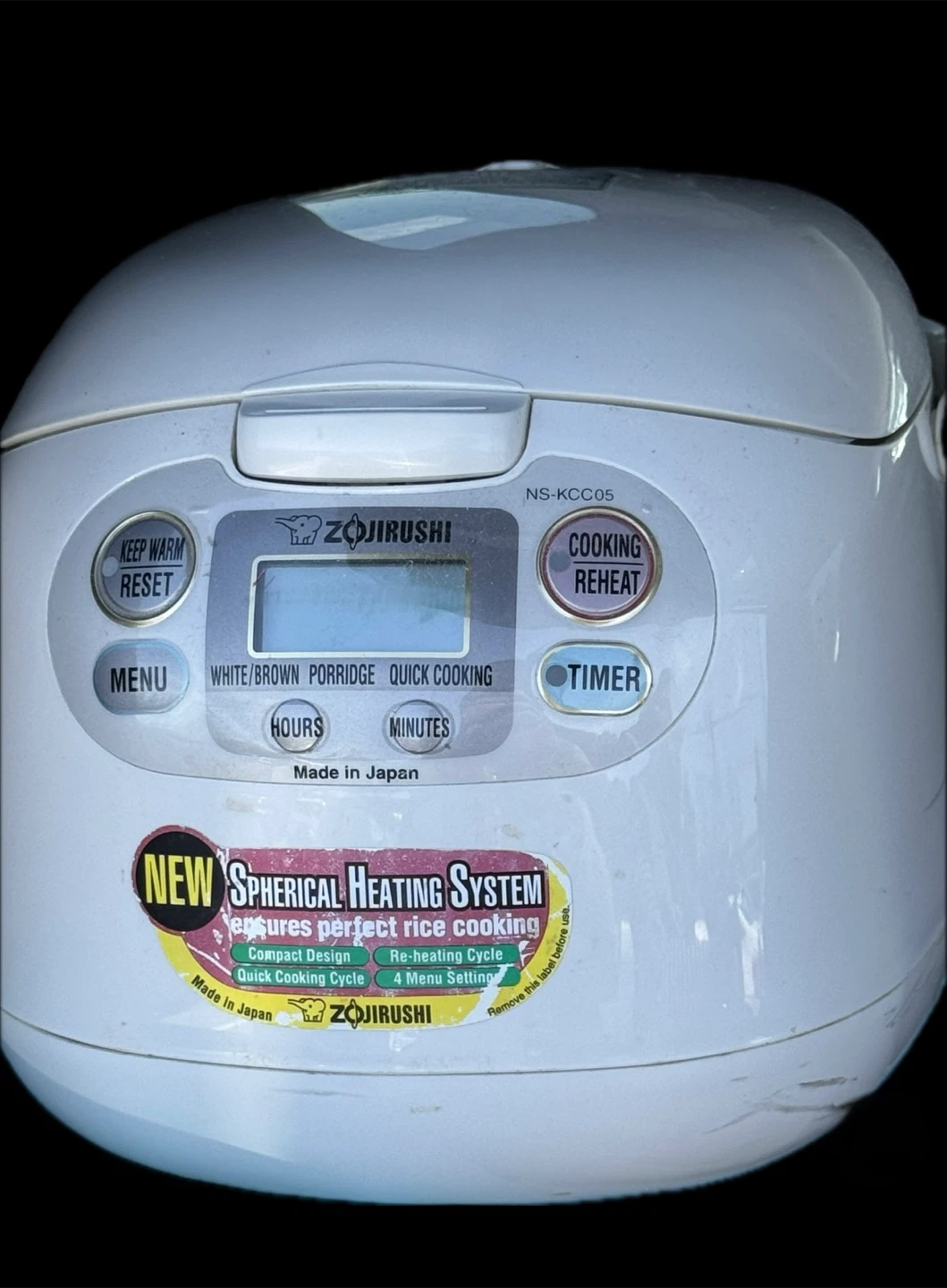 Zojirushi NS-KCC05 Rice Cooker (Made in Japan)