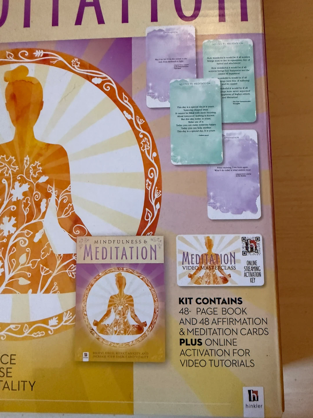 Mindfulness & Meditation Book, Cards, and Online Videos Kit - photo 3
