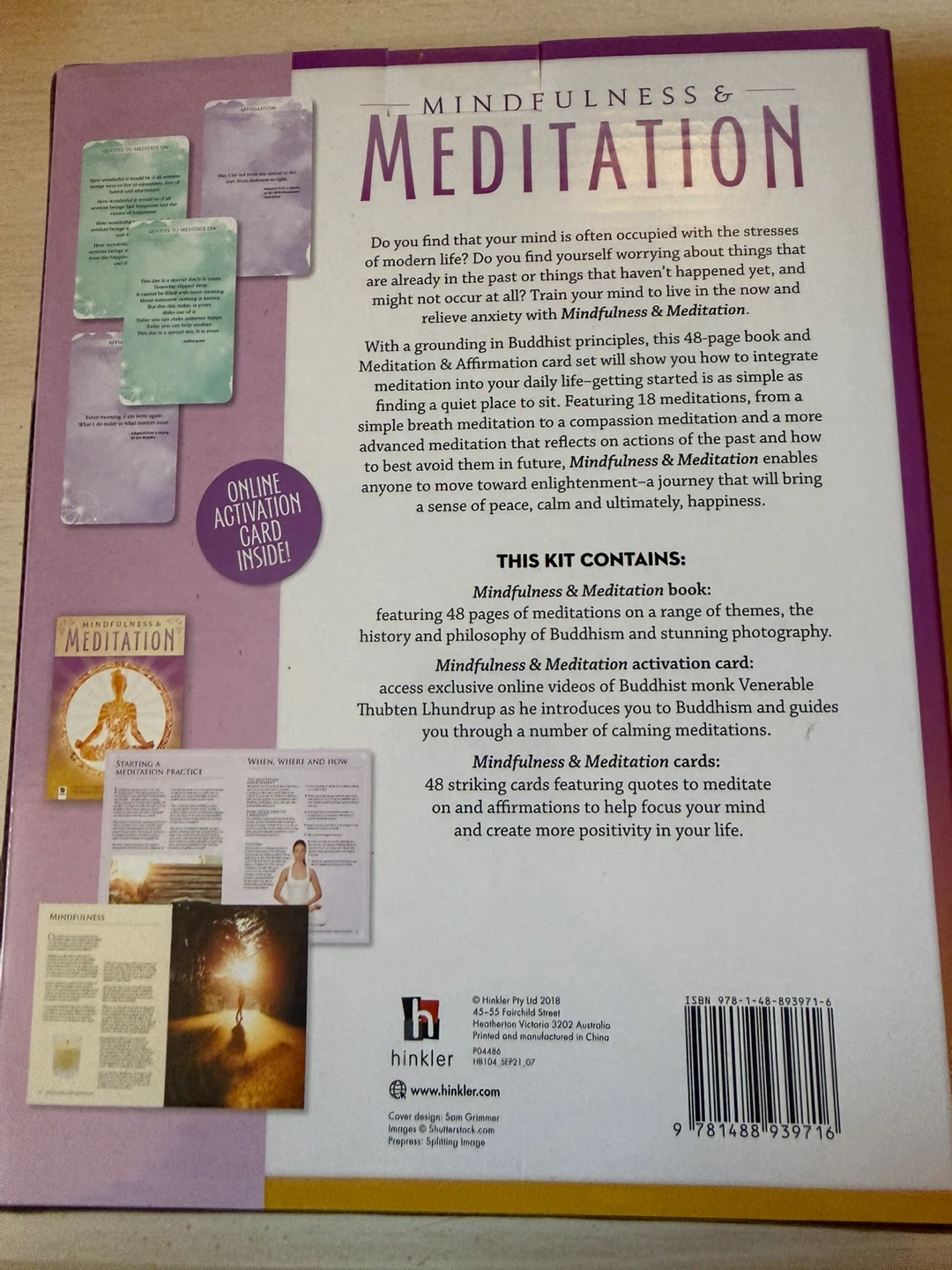 Mindfulness & Meditation Book, Cards, and Online Videos Kit - photo 4