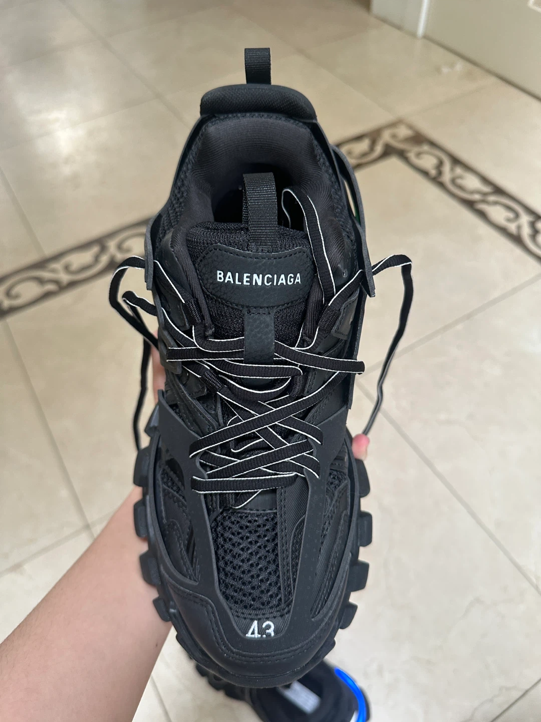 Balenciaga Track 2 Sneakers - Black - Size 10 - photo 5