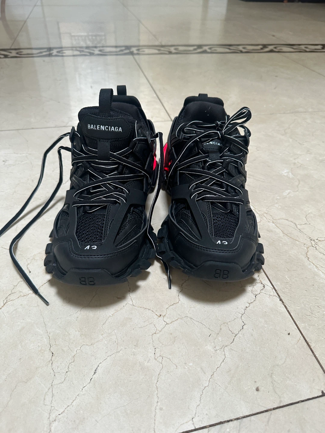 Balenciaga Track 2 Sneakers - Black - Size 10