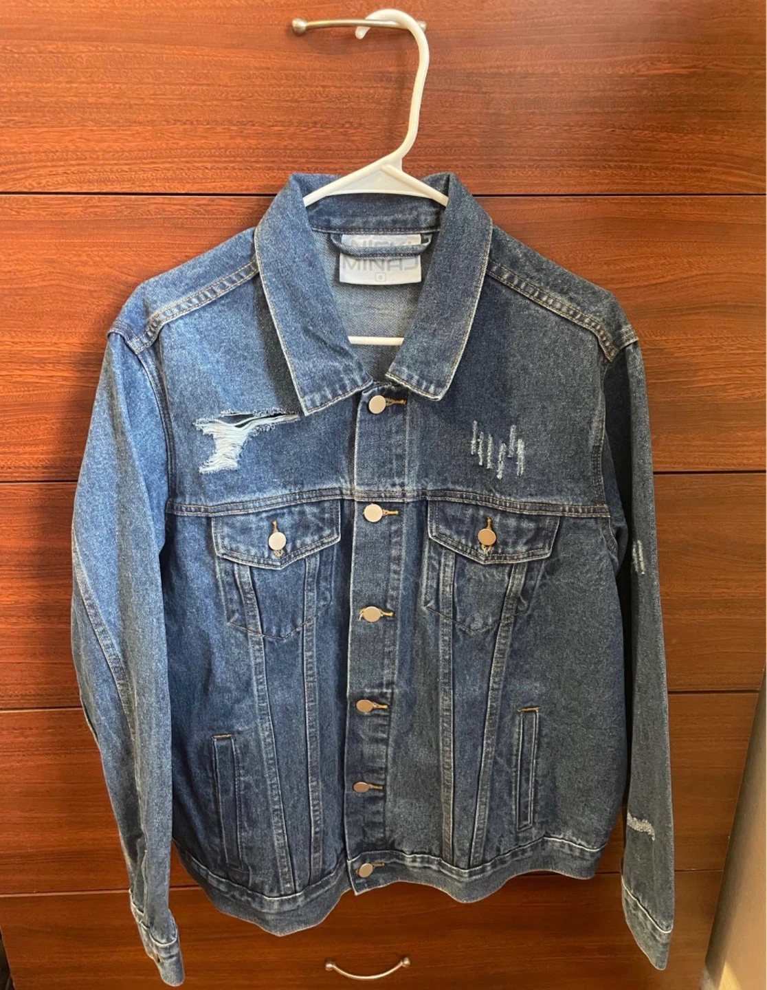 Nicki Minaj American Flag Denim Jacket $100 - photo 2