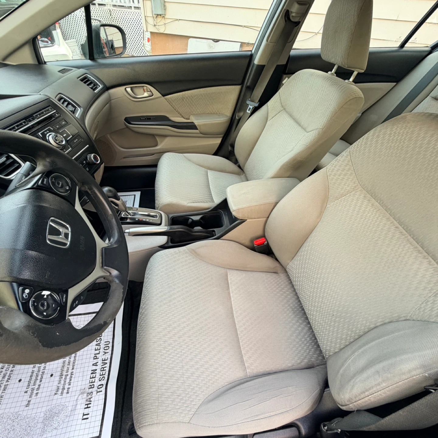 2014 Silver Honda Civic Sedan ckean title - photo 5