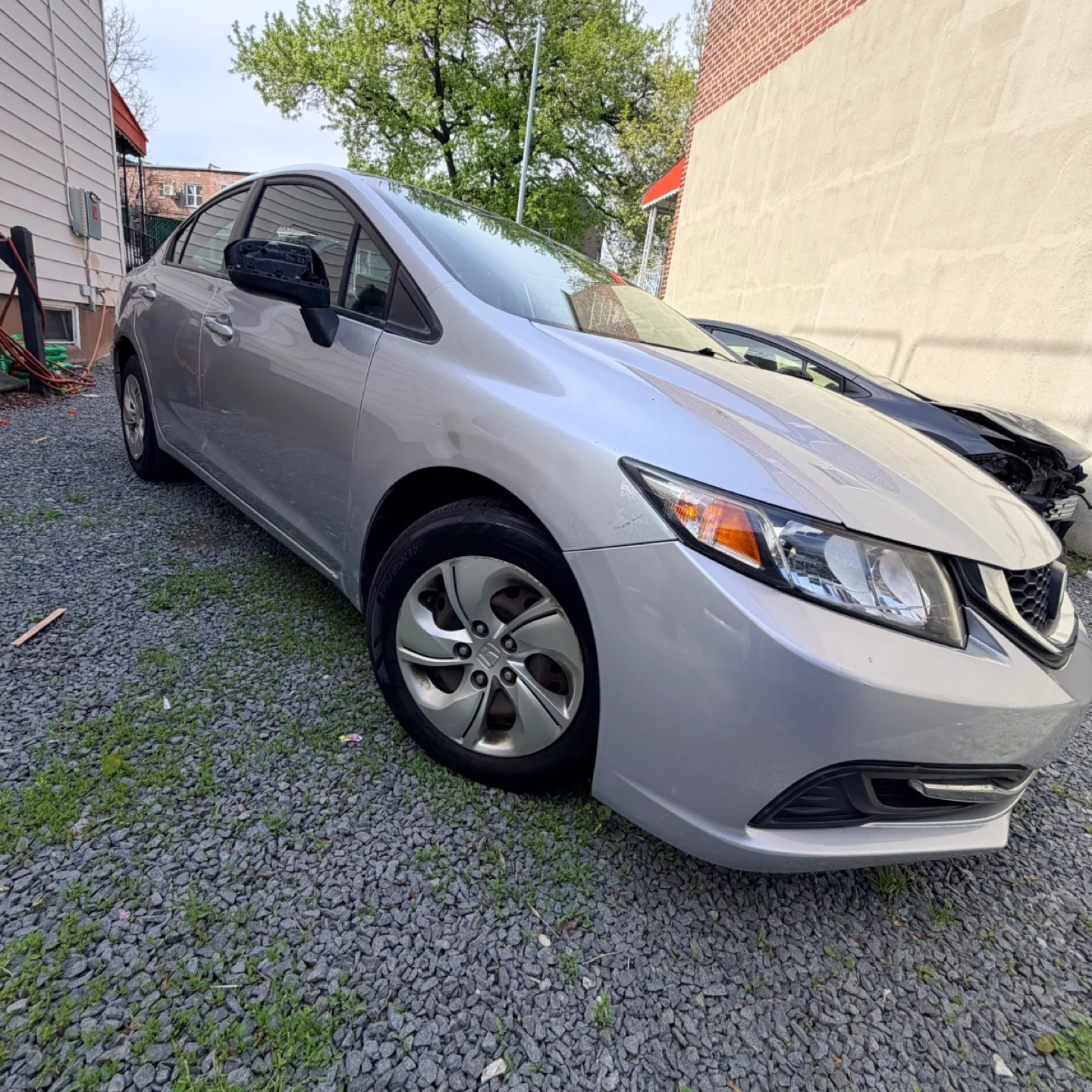 2014 Silver Honda Civic Sedan ckean title - photo 2