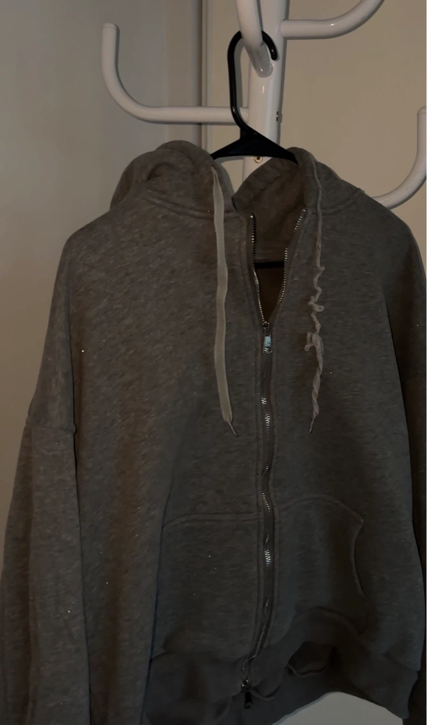 Grey Zip-Up Hoodie - photo 2