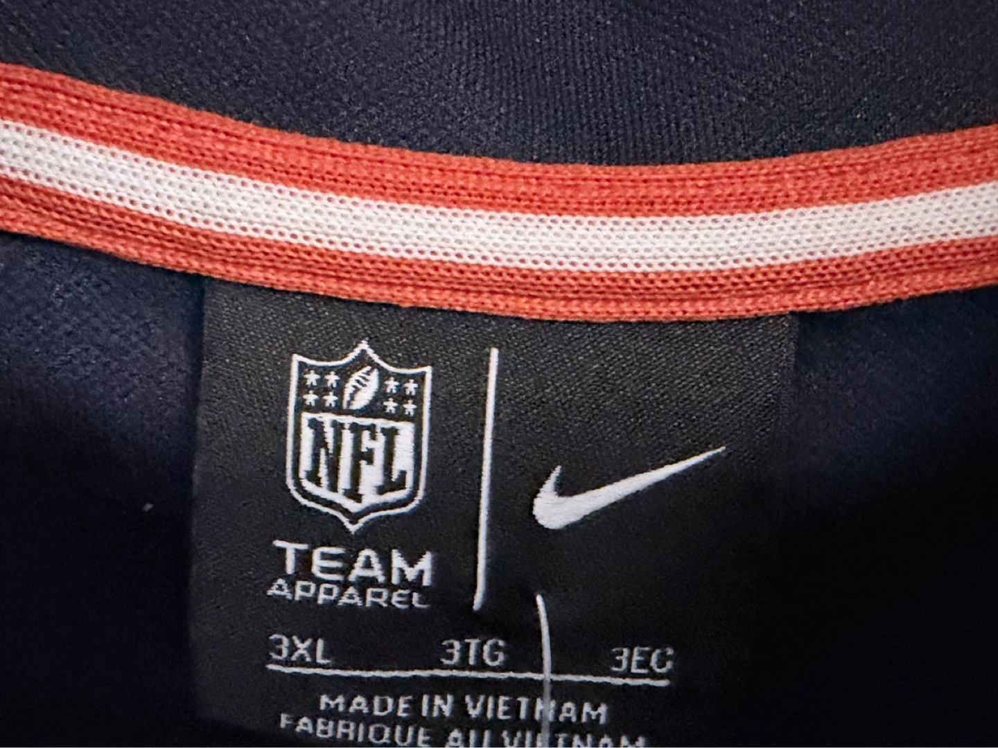Authentic Nike NFL Chicago Bears Fill Zip Jacket Men’s 3XL - photo 4