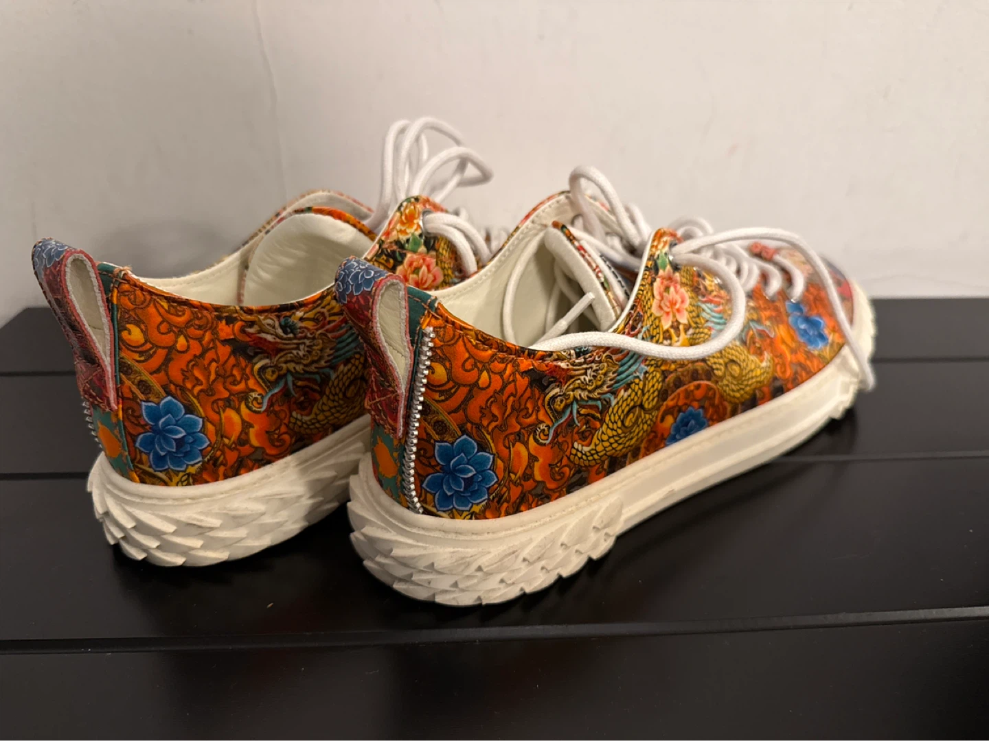 Giuseppe Zanotti "Dragon & Floral" Sneakers - photo 4