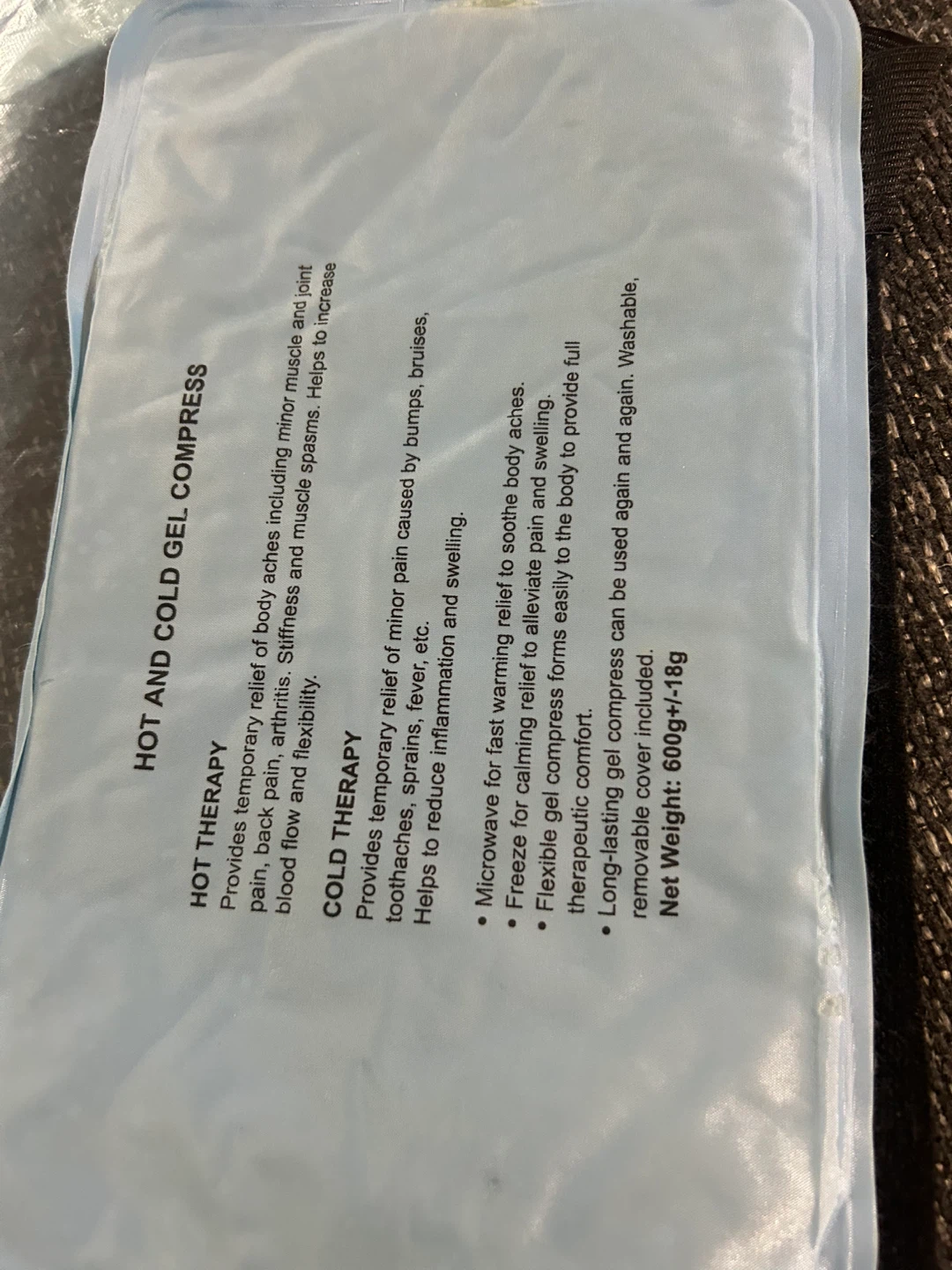 Deluxe Hot Cold Wrap Reusable Gel Pack - photo 2