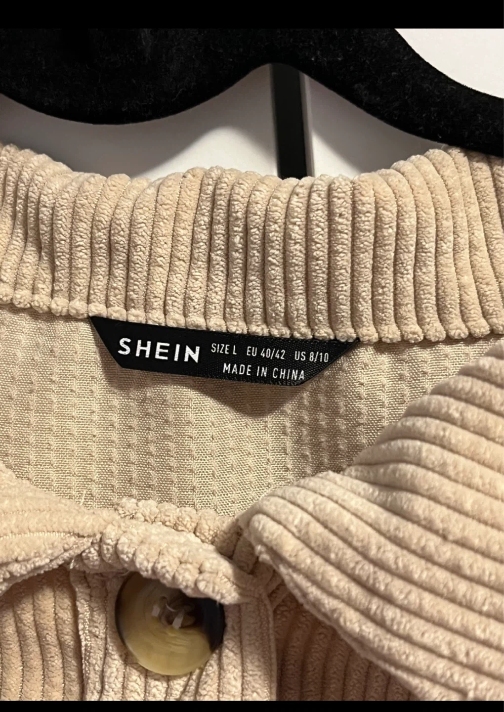 SHEIN Corduroy Jacket - Size L - photo 3