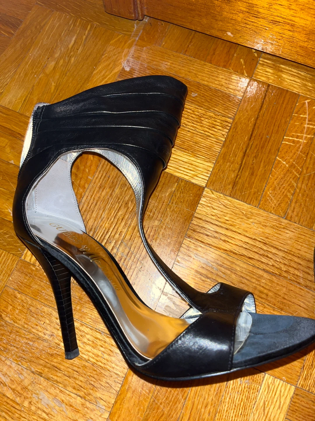 GUESS by Marciano Black Leather Heels 👠 size 7