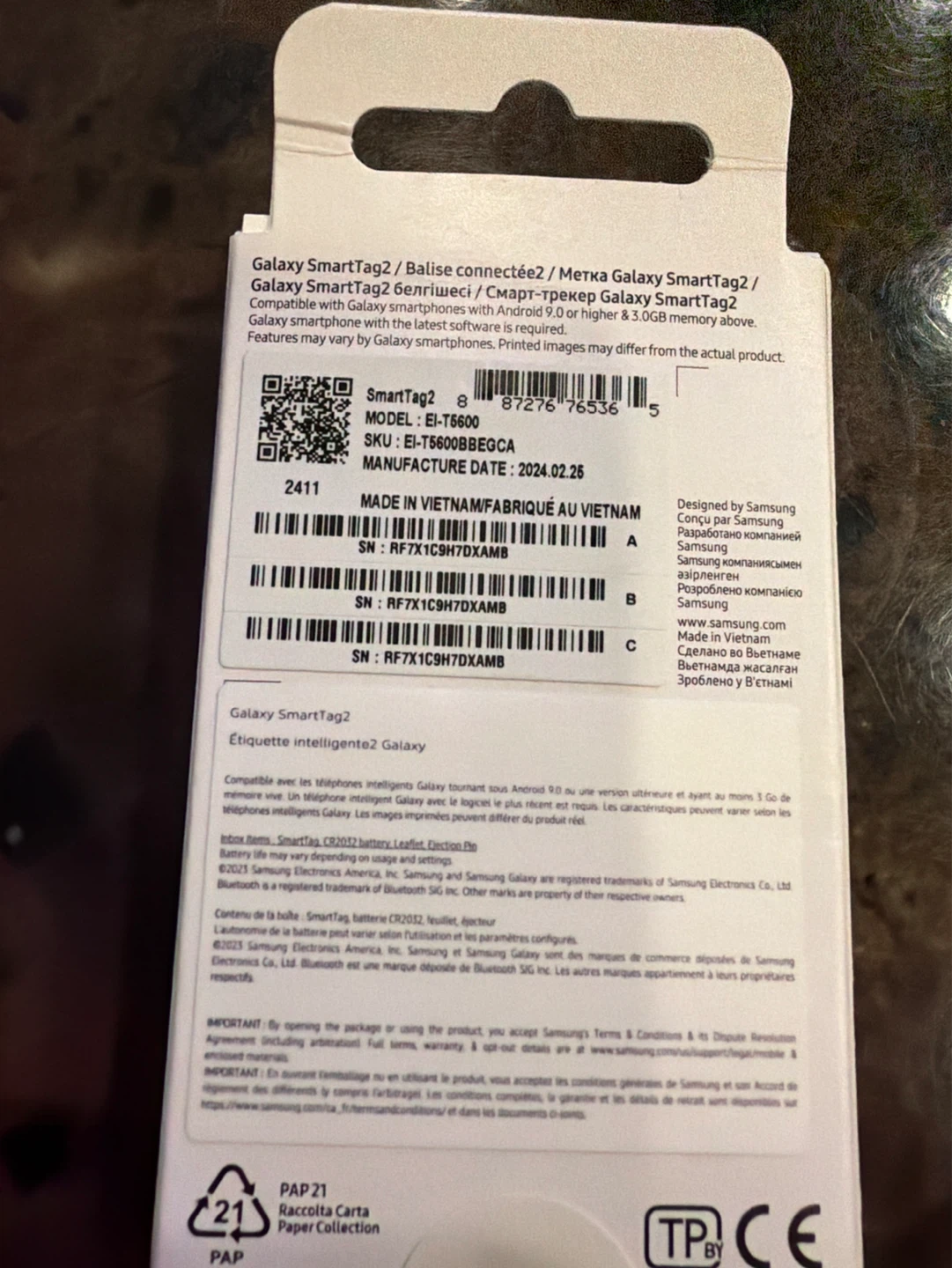Samsung Galaxy SmartTag2 - 1 Pack - photo 2