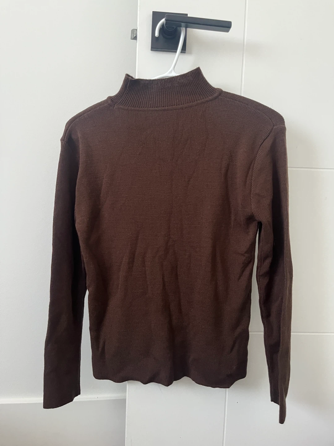 Brown Neck Sweater