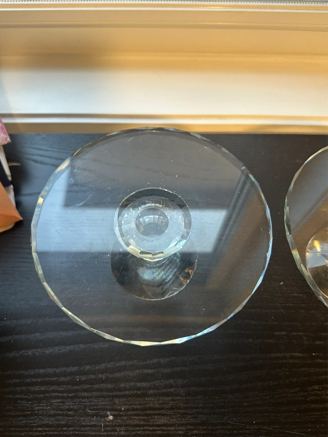 Set of 3 Clear Glass Pedestal Trays - photo 4