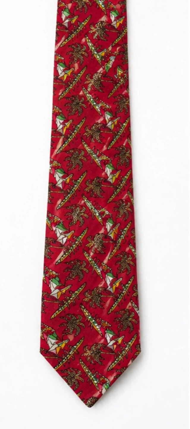 Salvatore Ferragamo Red Silk Tie - photo 3
