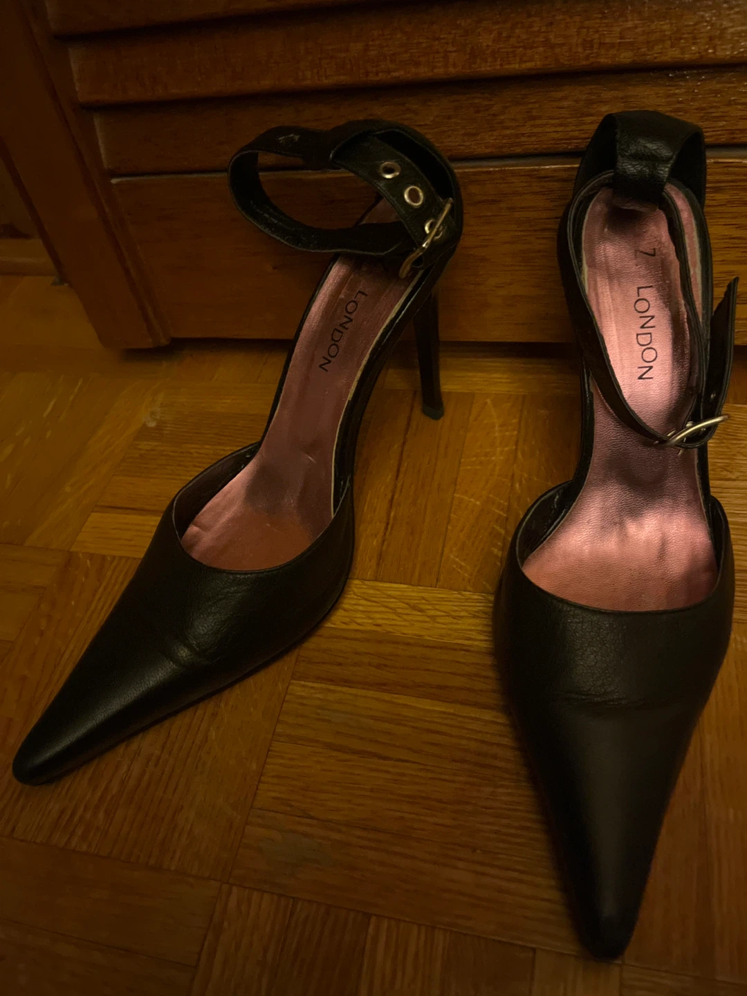 Beautiful Black Stiletto Heels with Ankle Strap - photo 5