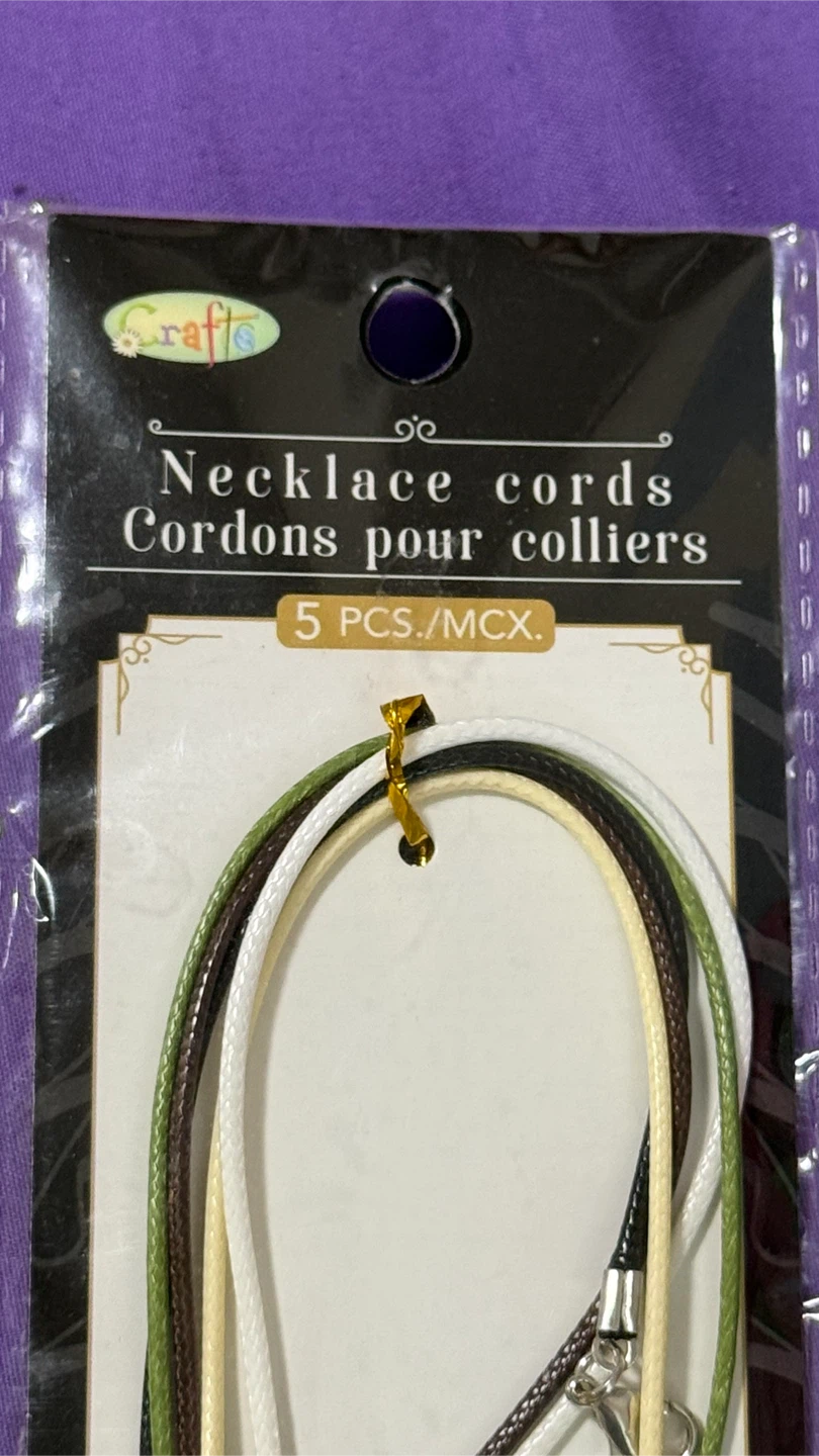 ‼️DECLUTTER‼️ Crafts Necklace Cords - 5 Pack - photo 2