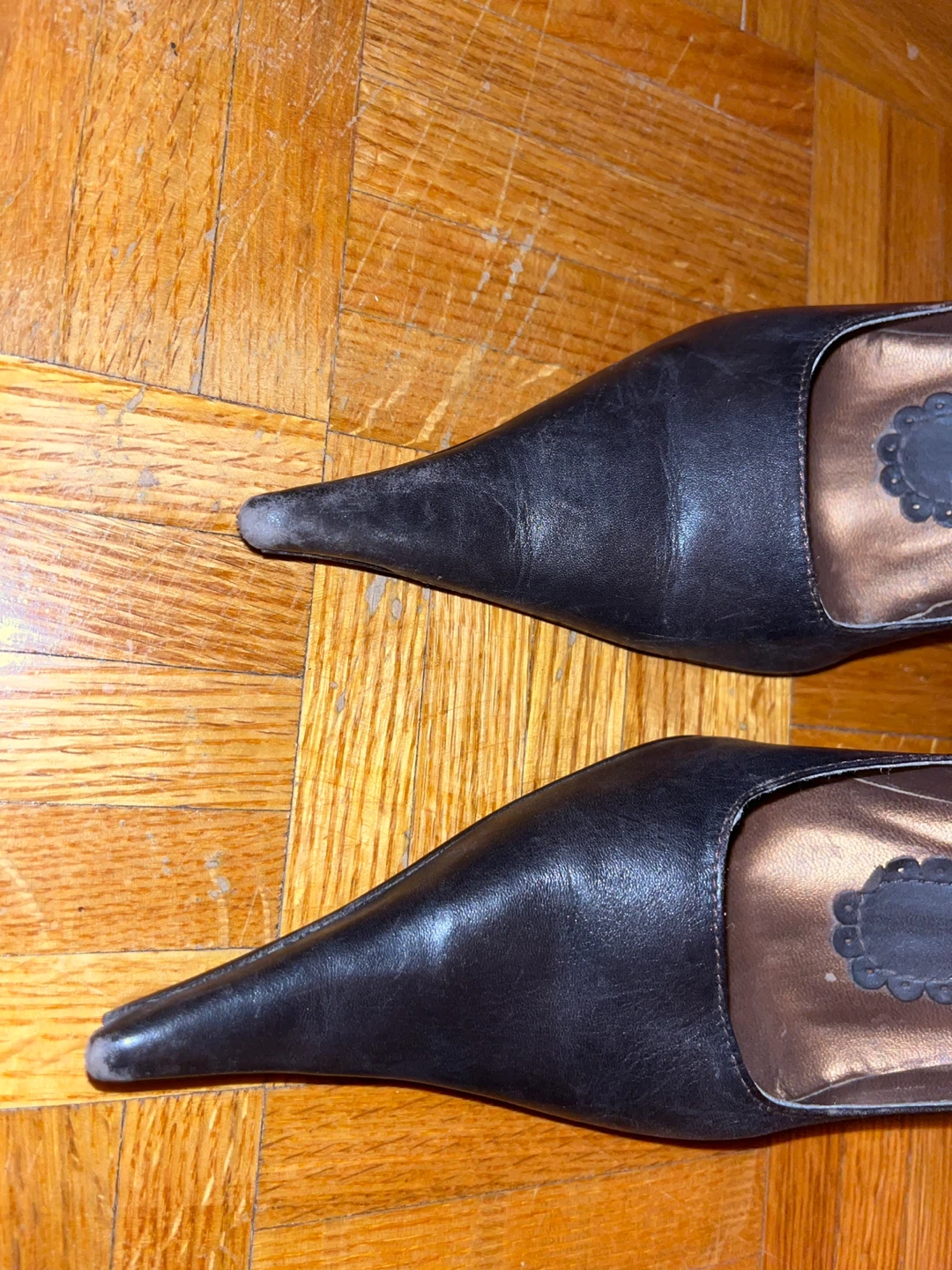 Z. London Brown Pointed Toe Heels - photo 2