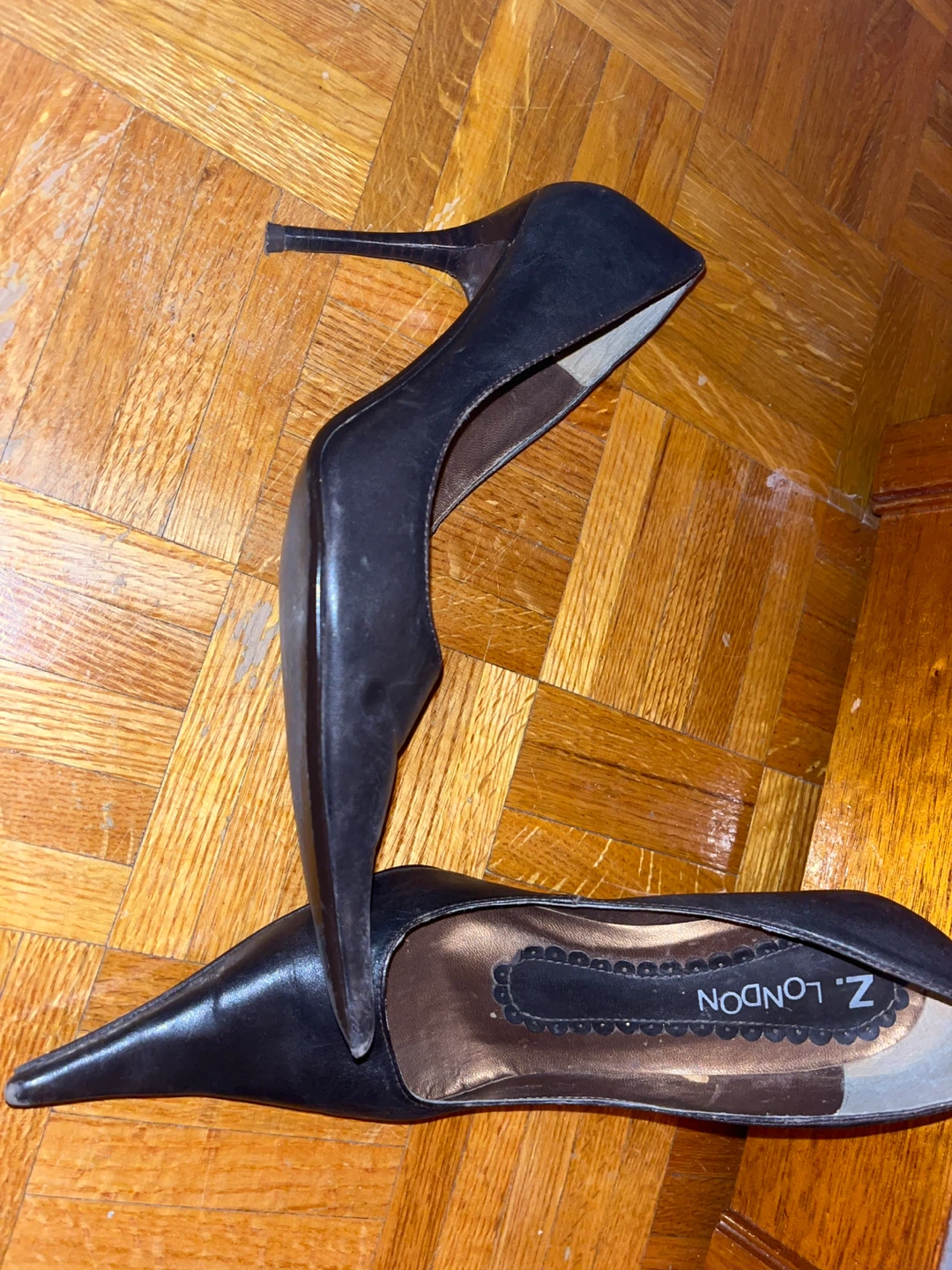 Z. London Brown Pointed Toe Heels - photo 4