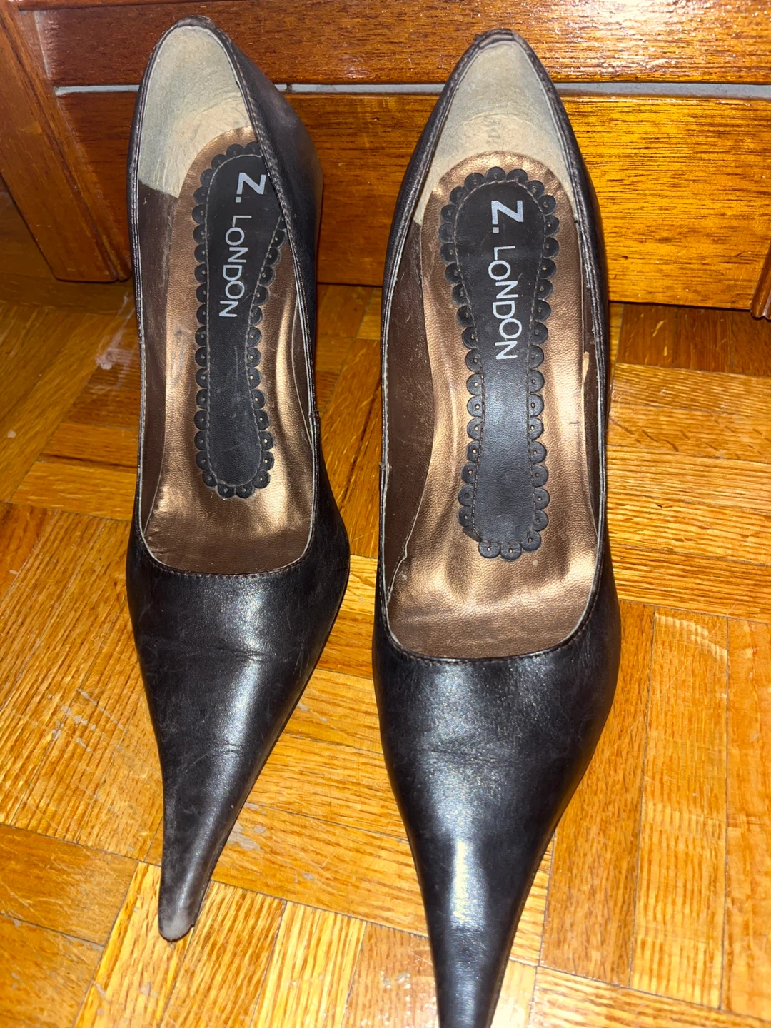 Z. London Brown Pointed Toe Heels