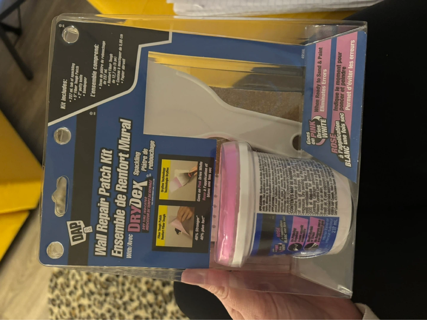 DAP Wall Repair Patch Kit with DryDex Spackling