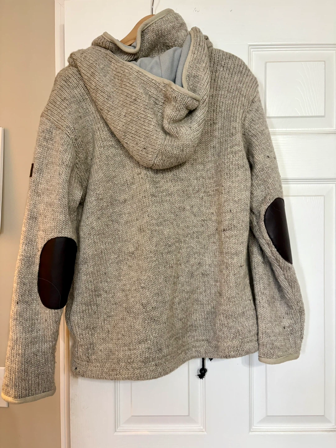 Men's Fleece Lined Hooded Sweater Jacket - photo 3