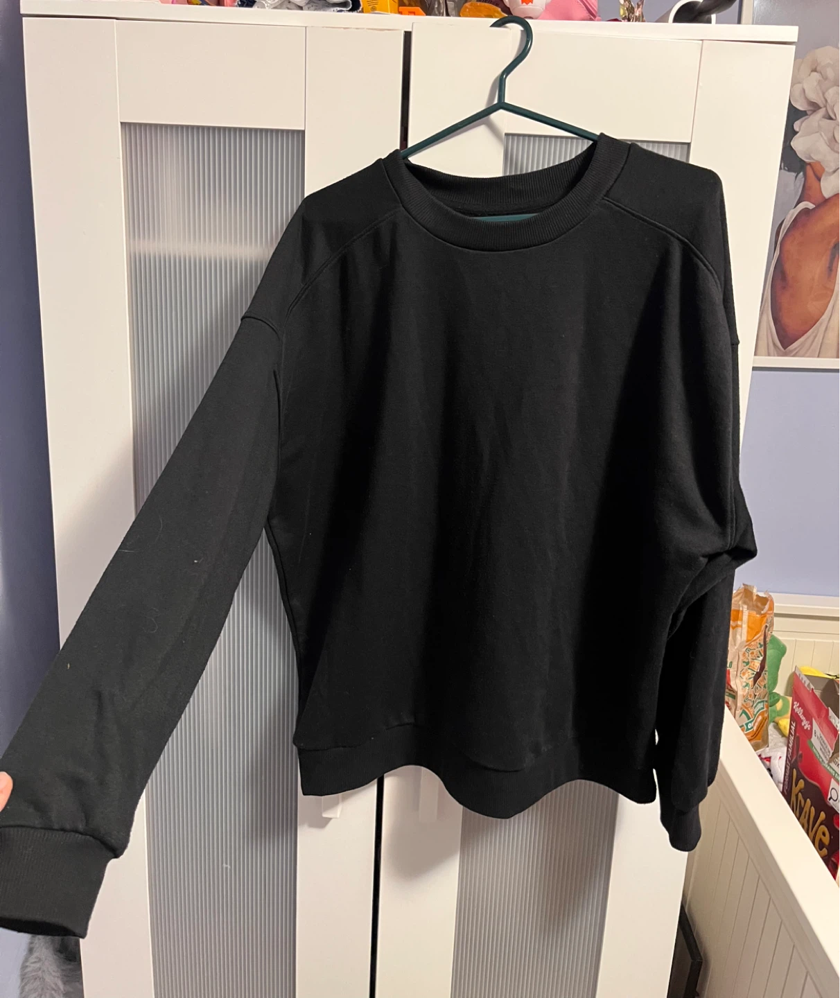 Free CROPP Black Sweatshirt Size L