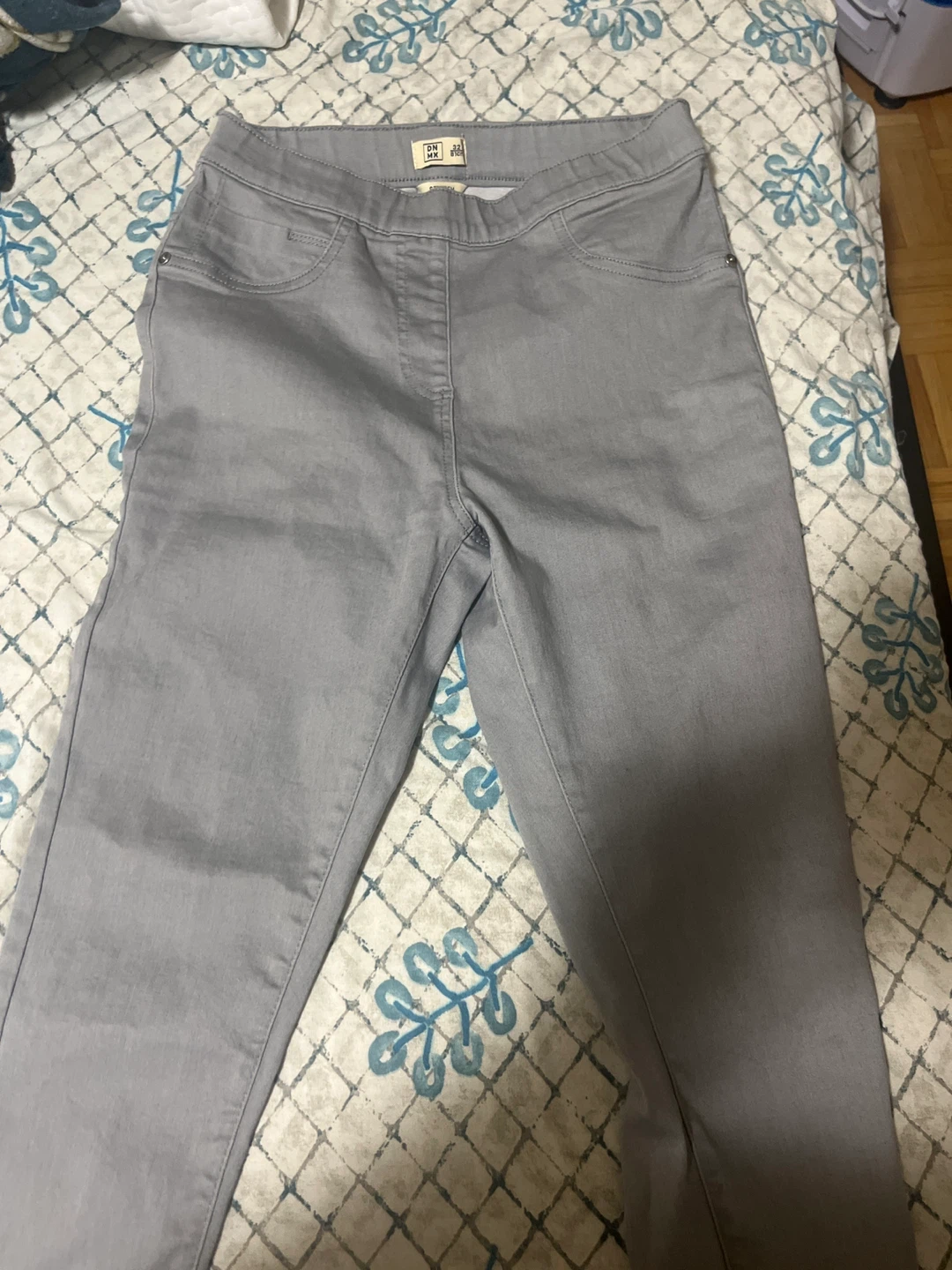 DNMX Grey Pull-On Jegging Pants - Size 3X