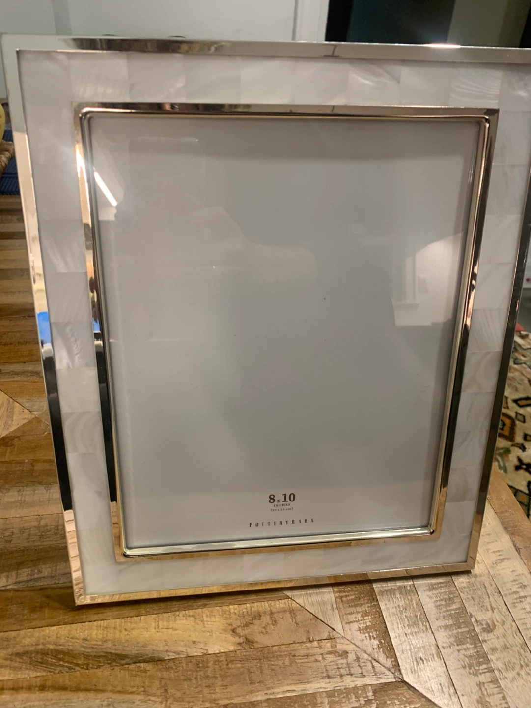 Pottery Barn 8x10 Mother of Pearl Picture Frame