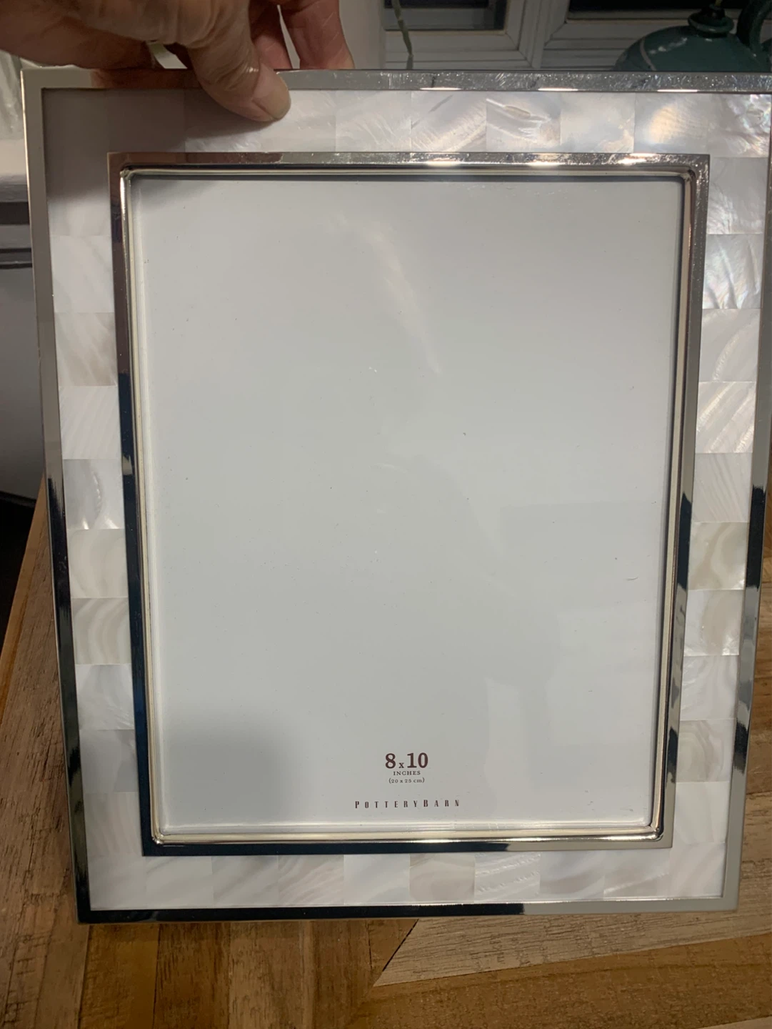 Pottery Barn 8x10 Mother of Pearl Picture Frame - photo 2