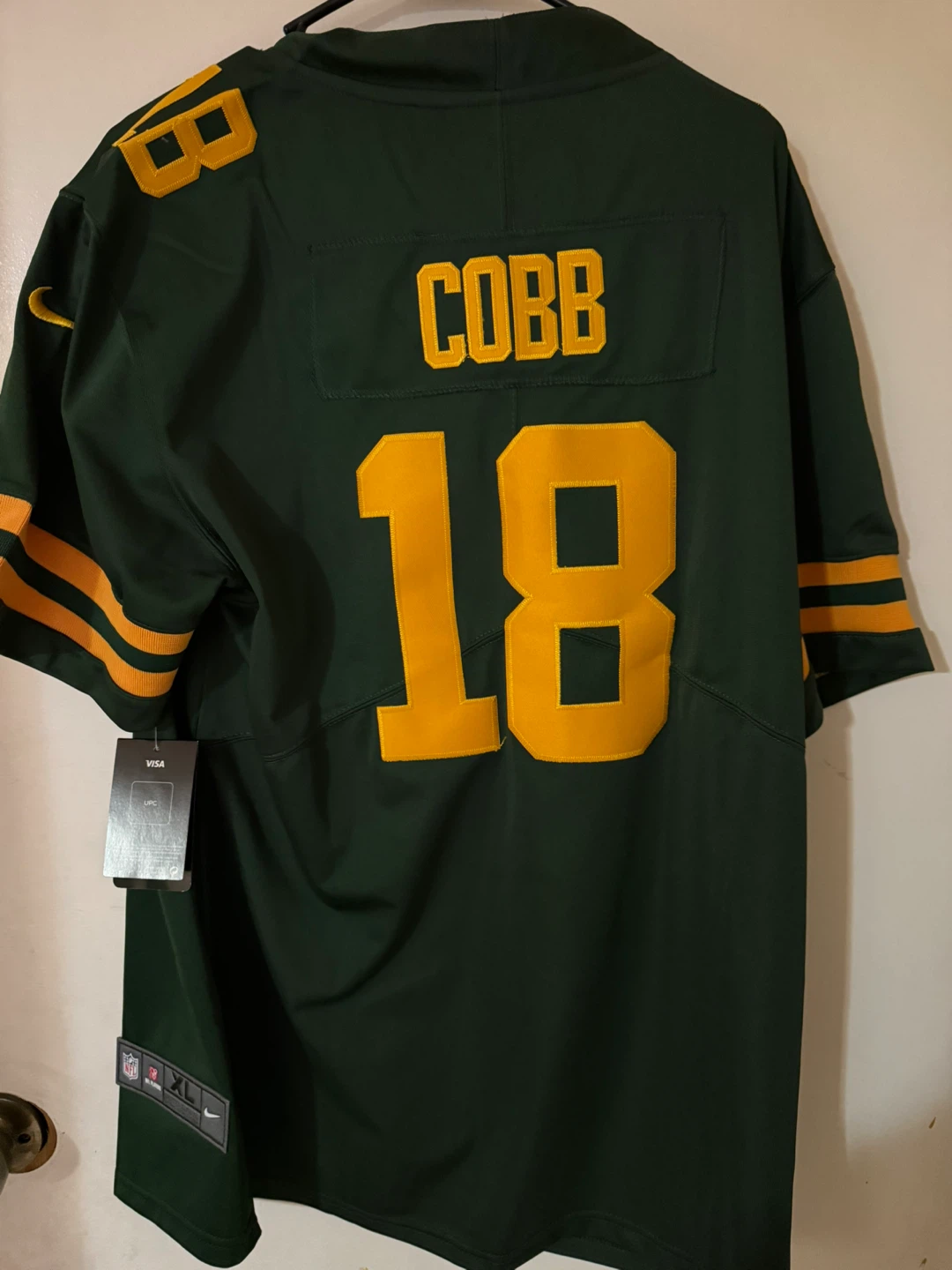 Green Bay Packers Randall Cobb #18 Jersey XL - photo 2