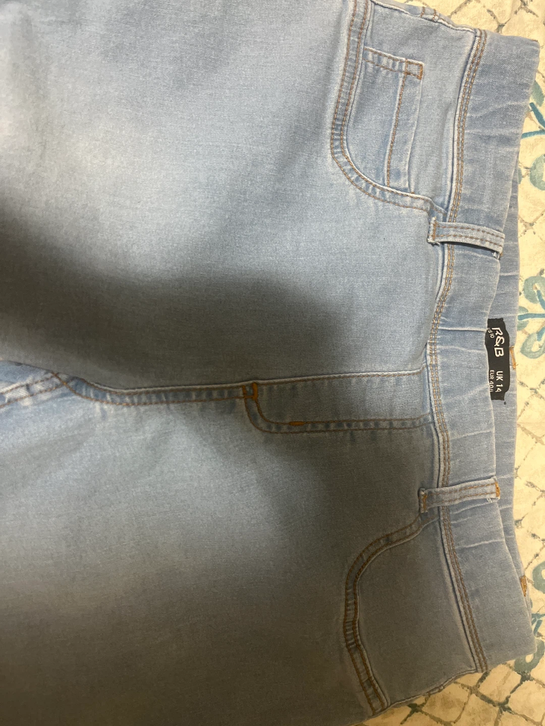 A&B Women's Light Wash Denim Jeans