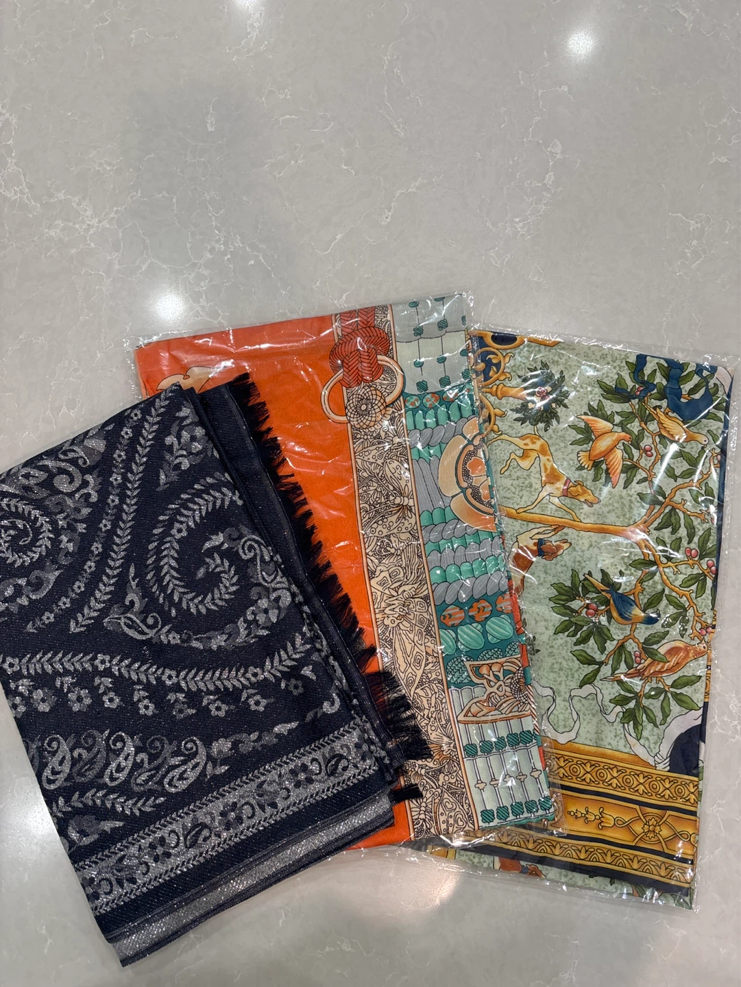 Set of 3 Decorative Scarves
