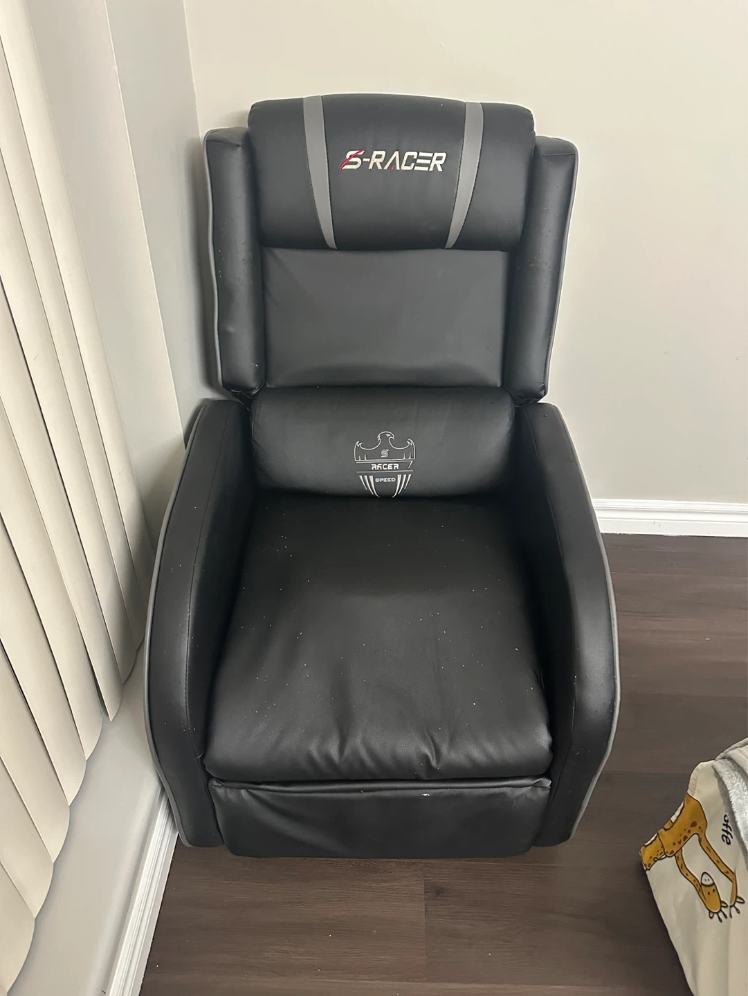 Black S-Racer Gaming Chair / Couch