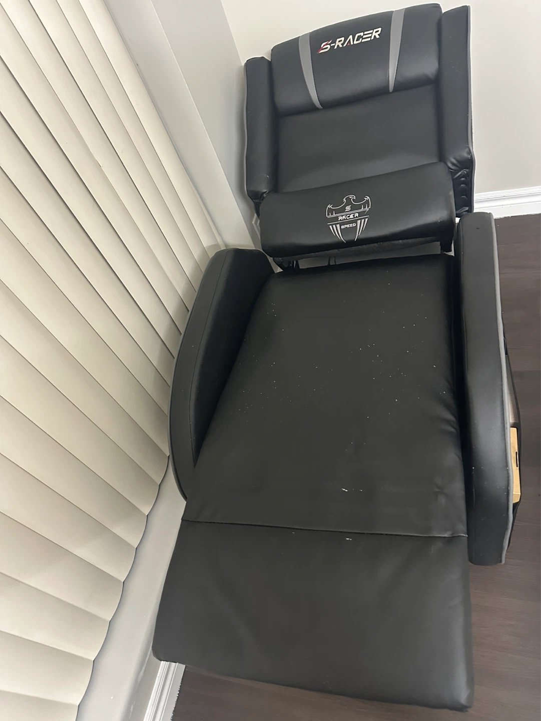 Black S-Racer Gaming Chair / Couch - photo 2
