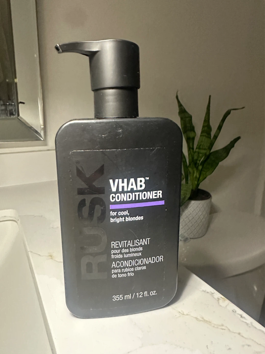Rusk VHAB Conditioner for Cool, Bright Blondes 12 fl oz - photo 2