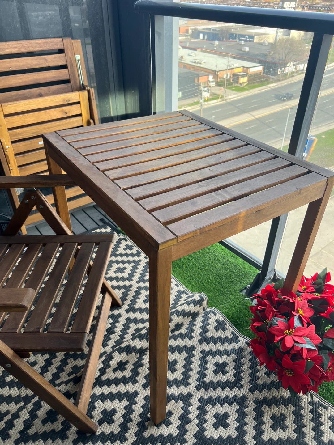 IKEA NÄMMARÖ Outdoor Table - Light Brown Stained - photo 3