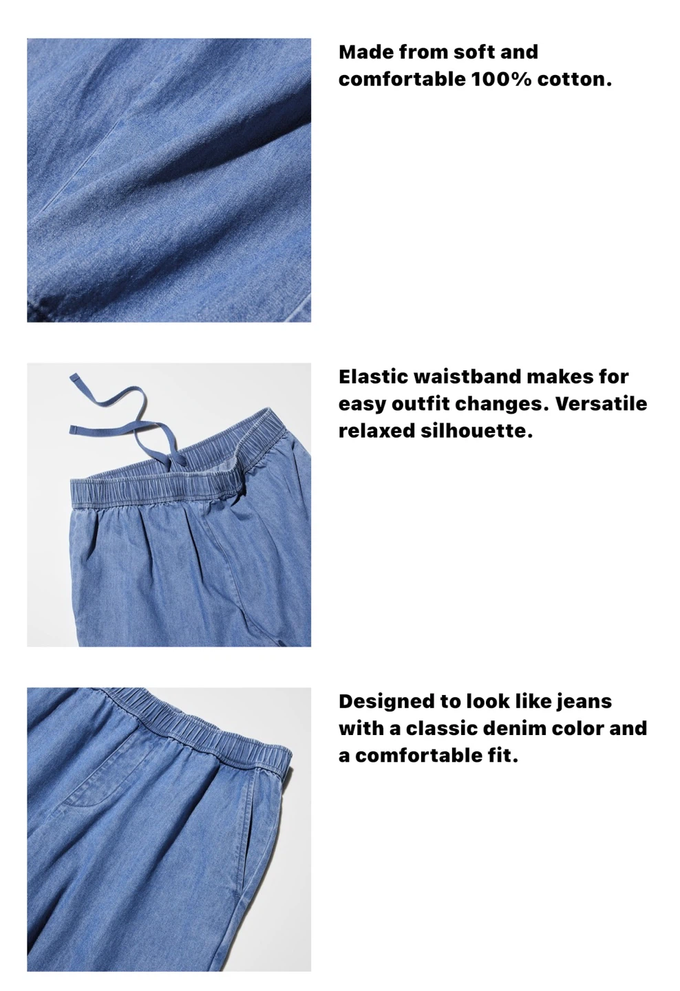 NEW Uniqlo Cotton Relaxed Ankle Pants - photo 2