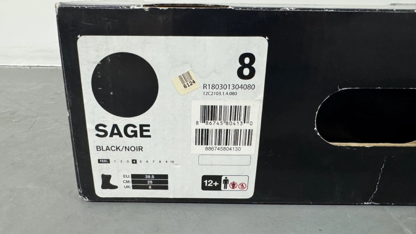 Ride Sage Snowboard Boots - Black - Size 8 - photo 5