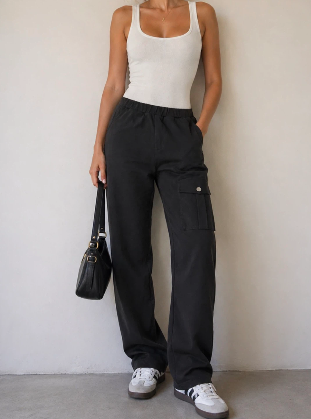 Black Cargo Pants