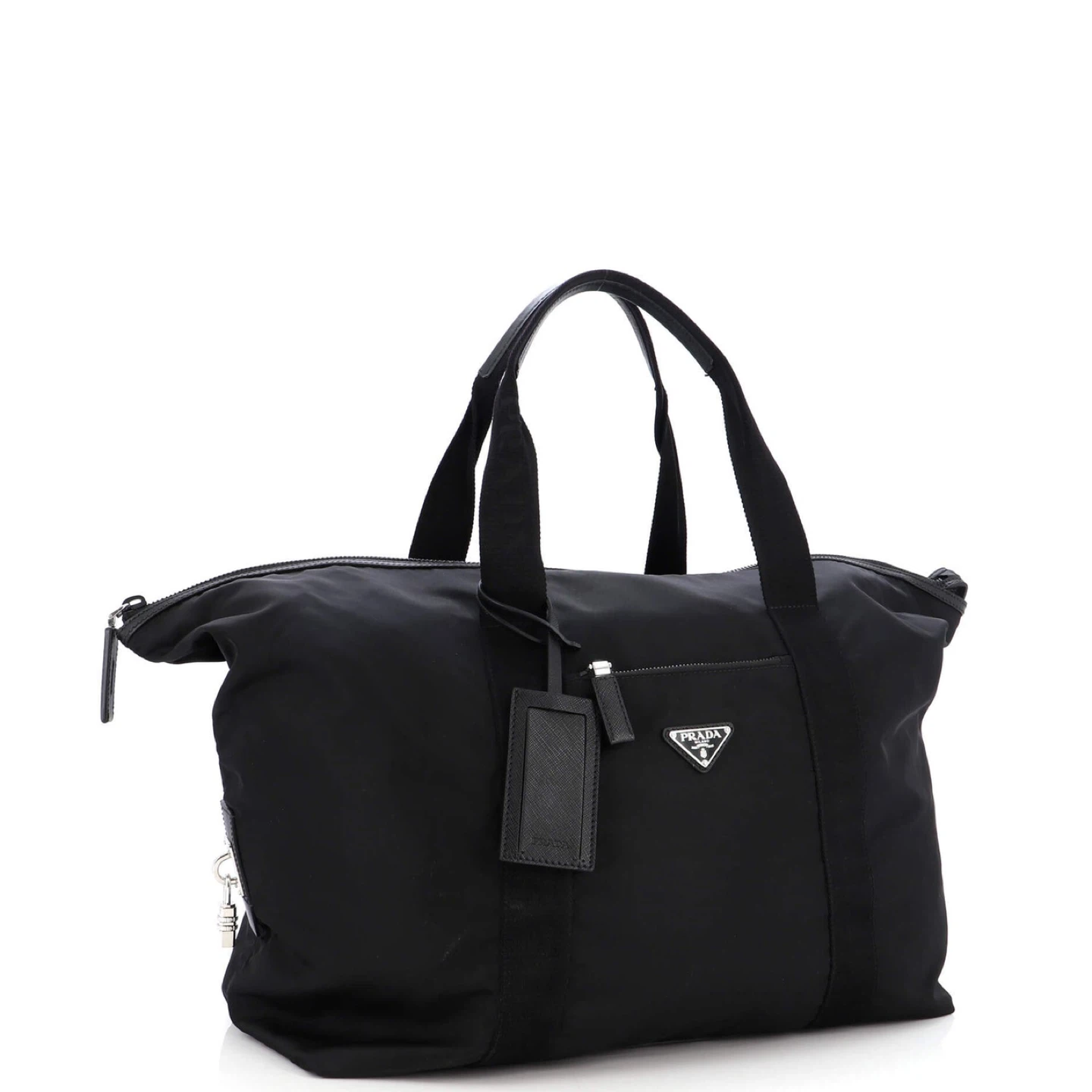 Prada Black Nylon Weekender Bag (Large) - photo 2