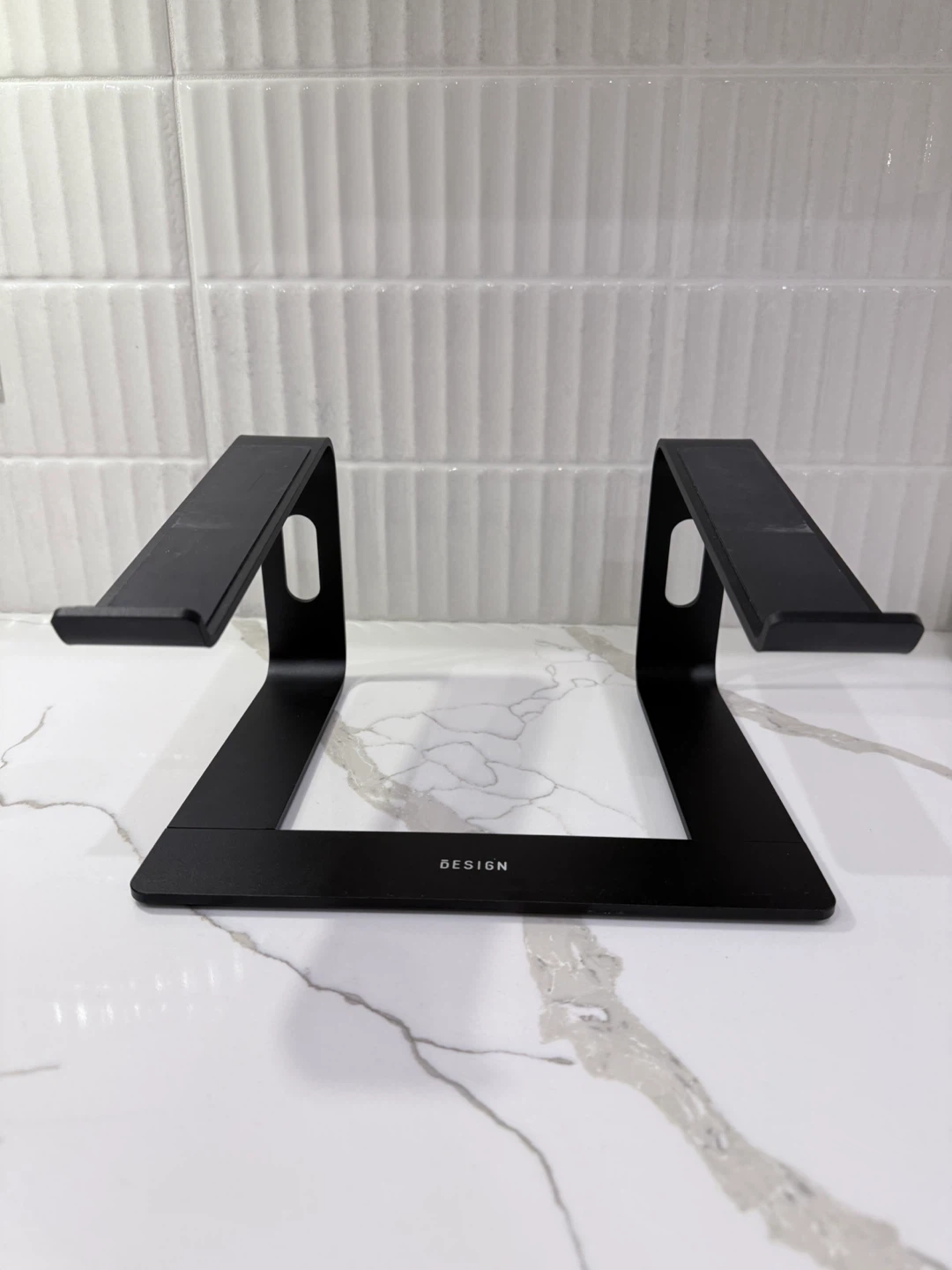 Black Aluminum Laptop Stand - photo 2