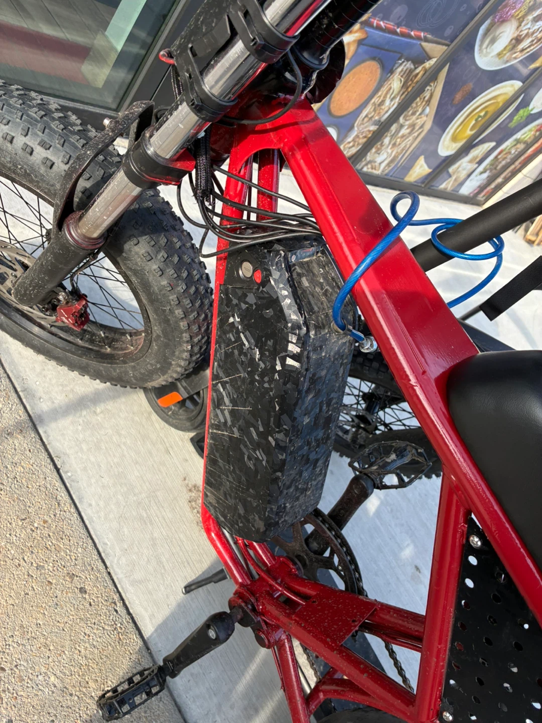 Red Electric Fat Tire Bike - photo 3