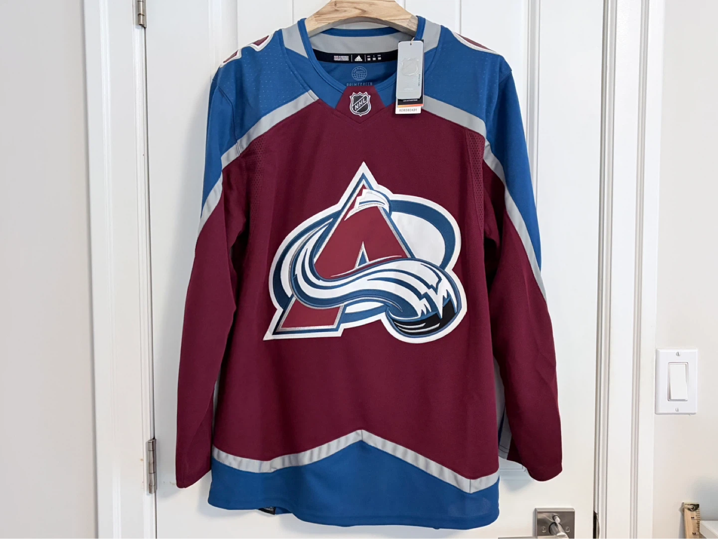 BNWT Adidas Colorado Avalanche Primegreen Jersey Size 50 Medium