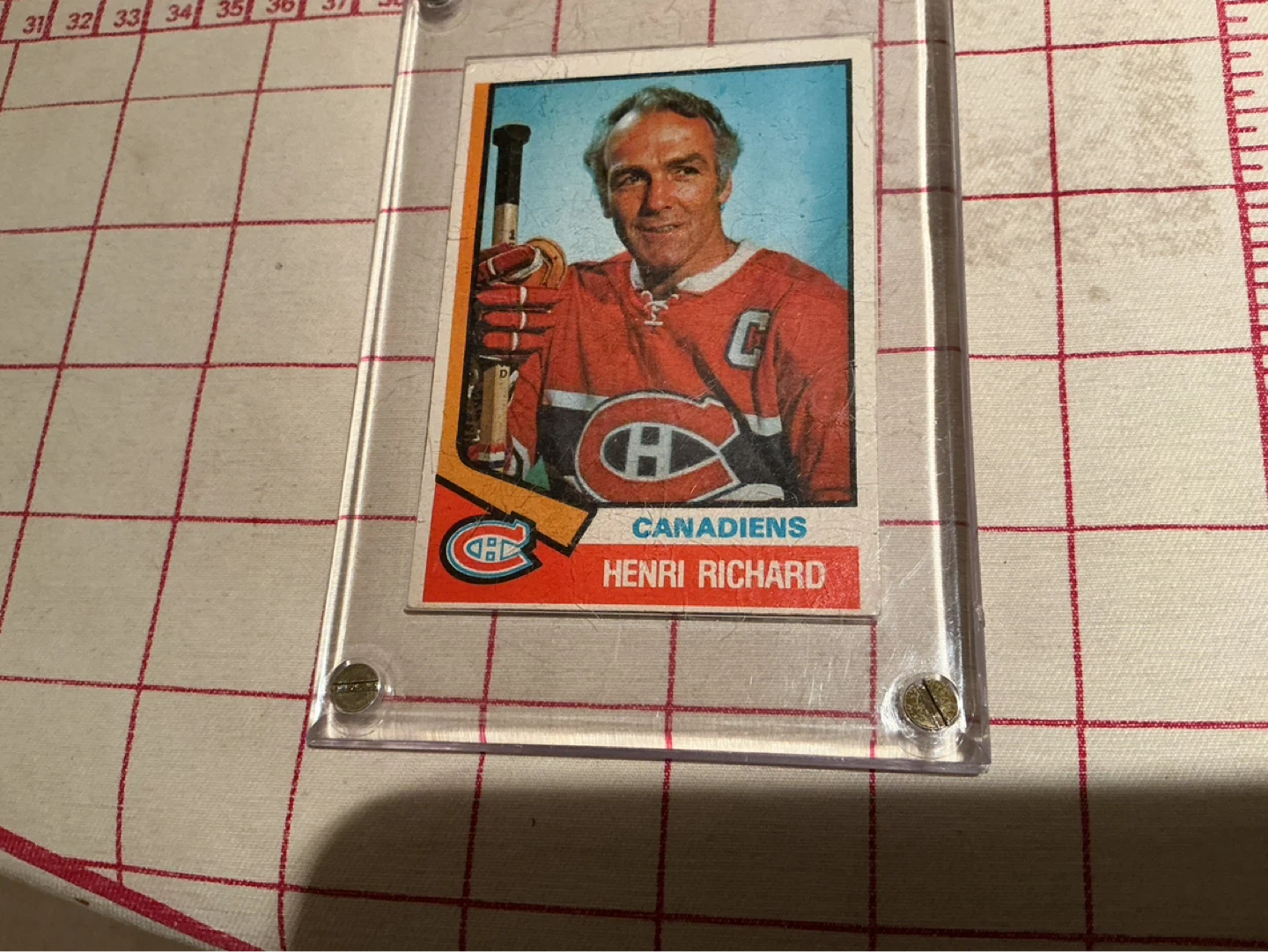 1974-75 O-PEE-CHEE HENRI RICHARD Card # 321 !