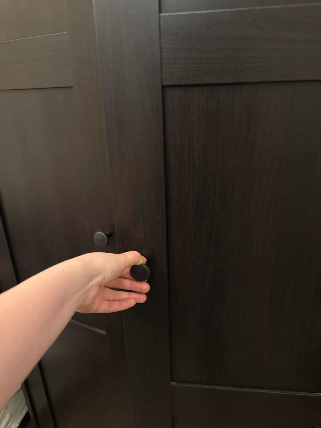 Like New IKEA RAKKESTAD Wardrobe - Black-Brown - photo 5