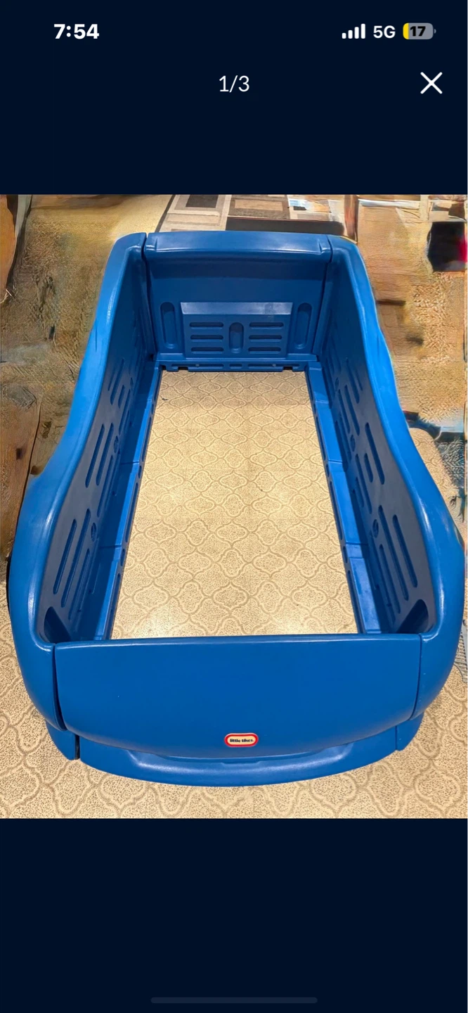 Little Tikes Blue Race Car Toddler Bed - photo 2