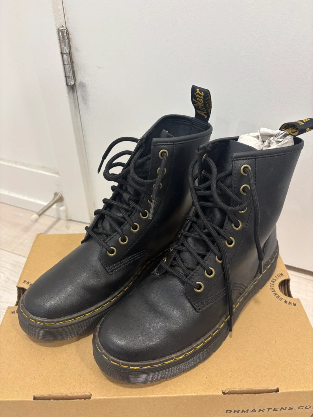 Dr. Martens Black Leather Boots
