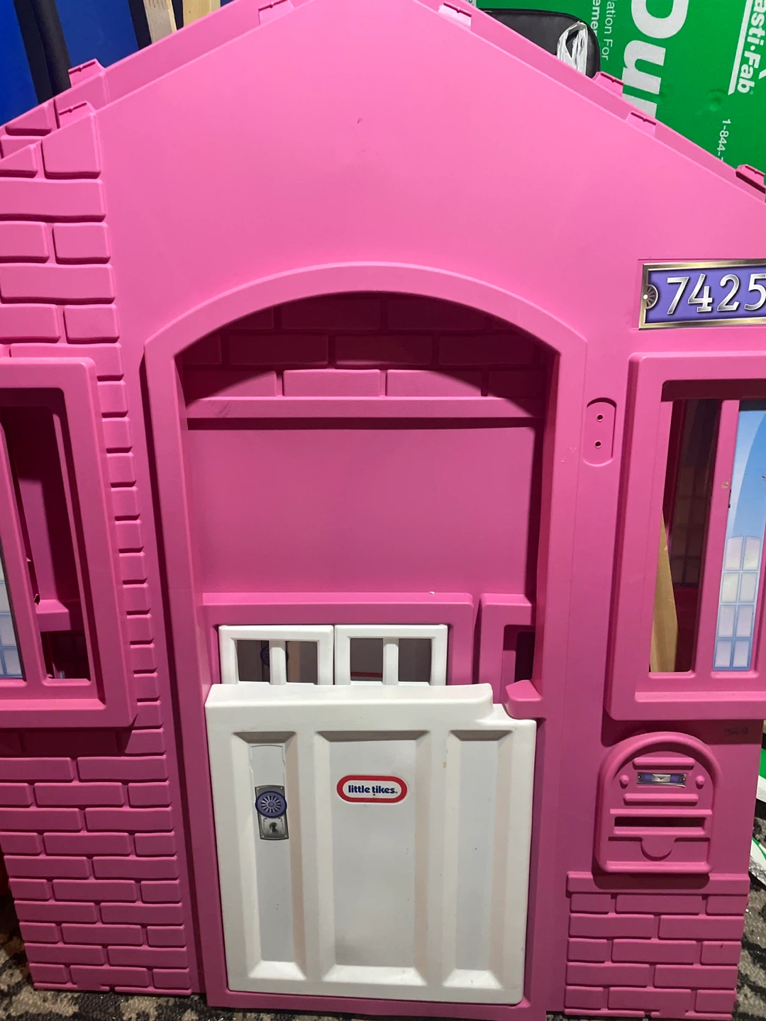 Little Tikes Pink Play House with Mailbox and Door