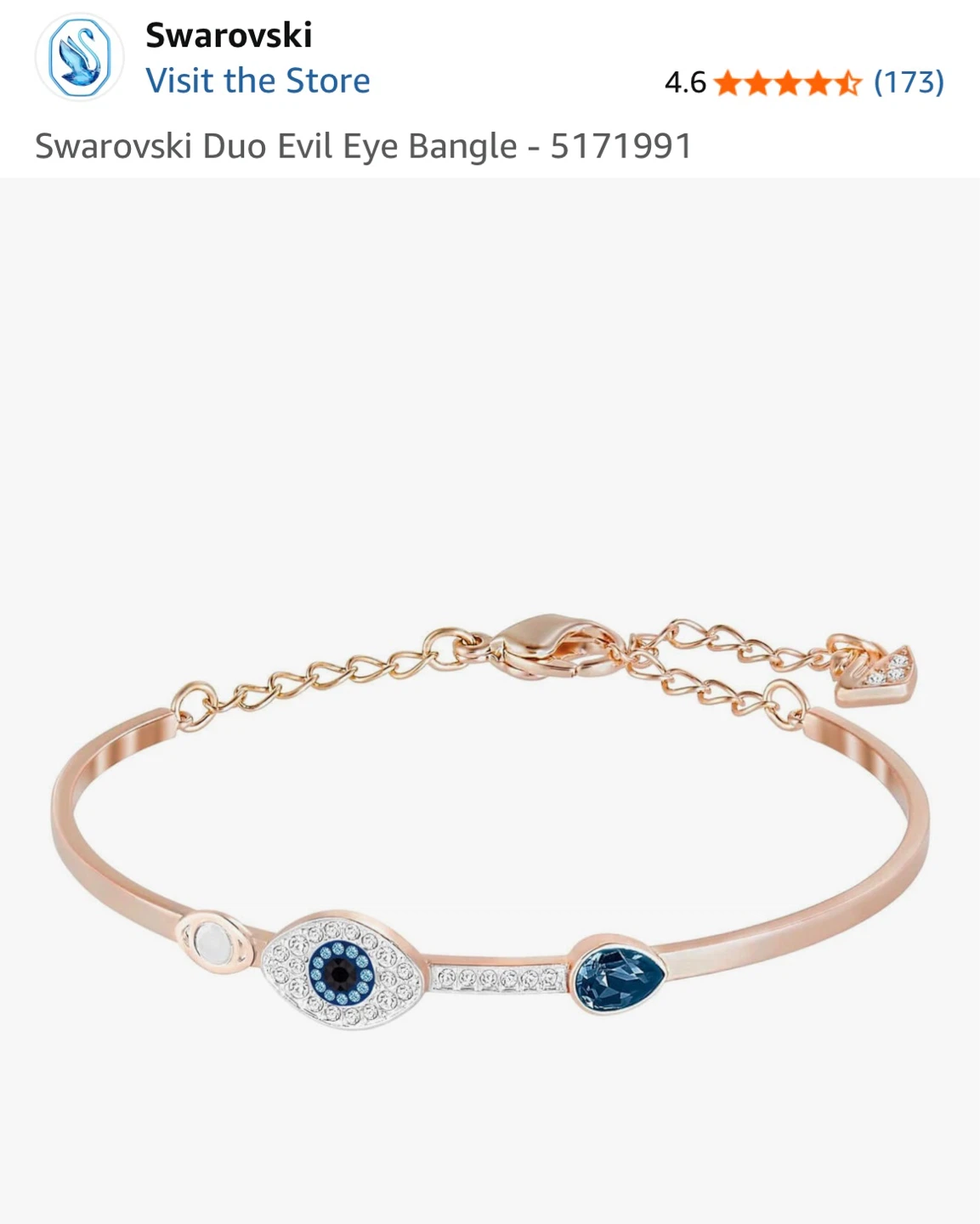 Swarovski Duo Evil Eye Bangle - 5171991