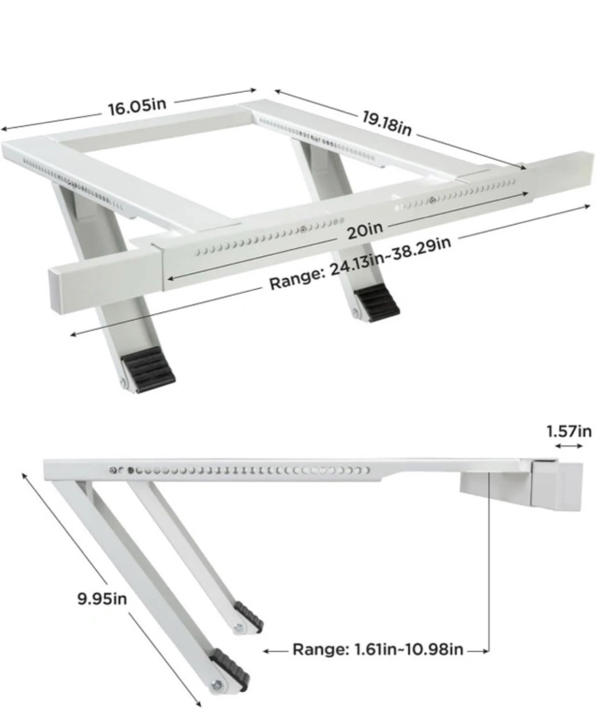 Adjustable Air Conditioner Support Bracket - photo 2